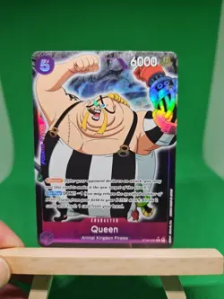 NM Queen ST04-005 Alt Textured Sec Foil PRB01 One Piece Tcg Bandai English - Image 1