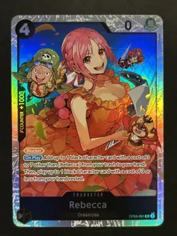 One Piece TCG Rebecca OP05-091 SR The Best Vol 2 PRB02 Reprint NM - Image 1