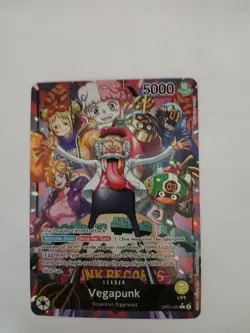 One Piece CCG Vegapunk OP07-097 Leader English Edition Near Mint Condition - Image 1