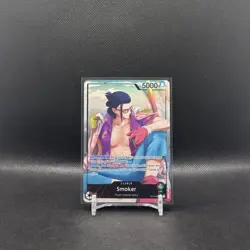 Smoker OP10-001 Alternate Alt Art Leader Parallel One Piece Card Game TCG NM Eng - Image 1