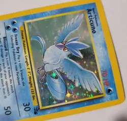 Pokemon Articuno 2/62 Holo Fossil Unlimited Rare TCG Card 1999 WotC English ENG - Image 2