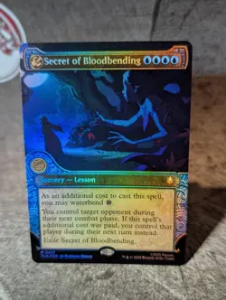 MTG, Secret of Bloodbending (#0337), Avatar TLA Showcase - Foil, NM Mythic. - Image 1