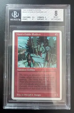 Magic The Gathering: Mons's Goblin Raiders - 1994 Summer Edition | Beckett 8 - Image 1