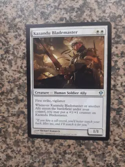 MTG - 1 x Kazandu Blademaster - Zendikar - Image 1