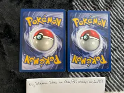 1999 1st (First) Edition Venonat and Venomoth Pokemon Cards - Image 2