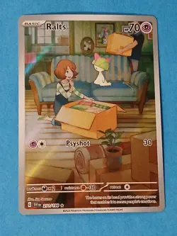 Pokemon Scarlet & Violet Base Ralts 211/198 Illustration Rare - Image 1