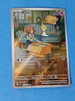 Pokemon Scarlet & Violet Base Ralts 211/198 Illustration Rare - Image 3
