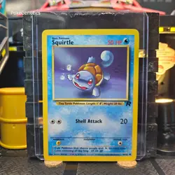 Squirtle Team Rocket Pokemon TCG 68/82 Unlimited Common - Image 1