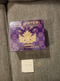 Pokemon TCG Trading Card Game Fates Collide Elite Trainer Factory Sealed Box - Image 1