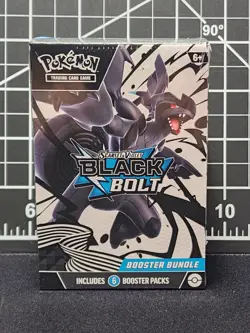 Pokemon TCG Scarlet & Violet Black Bolt Booster Bundle 6 Booster Packs New - Image 1