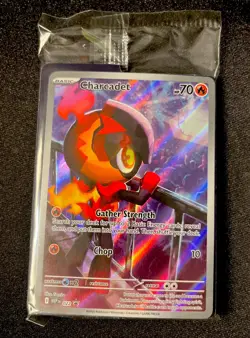 SEALED Charcadet Illustration Rare Promo 022 Pokemon Phantasmal Flames - Image 1