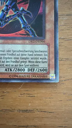 Yu-Gi-Oh! Dunkler Magier des Chaos DR2-DE066 Ultra Rare Deutsch Excellent - Image 4