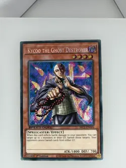Yu-Gi-Oh Kycoo the Ghost Destroyer (Secret Rare) SBC1-ENG06 NM - Image 1