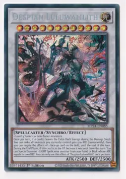 YuGiOh MP24-EN085 Despian Luluwalilith Prismatic Secret Rare 1st Edition. - Image 1