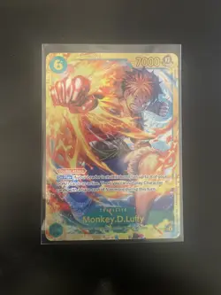 OP13-118 Monkey D. Luffy SEC One Piece TCG Carrying On His Will - Image 1