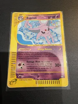 Espeon Aquapolis H9/H32 Holo Unlimited Pokemon Card 2003 - Image 2