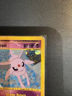 Espeon Aquapolis H9/H32 Holo Unlimited Pokemon Card 2003 - Image 5