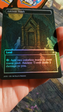 Ancient Tomb FOIL Proxy Playtest Card Custom Anime Fantasy Illustrated Art - Image 2