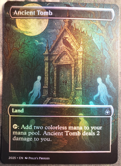Ancient Tomb FOIL Proxy Playtest Card Custom Anime Fantasy Illustrated Art - Image 4