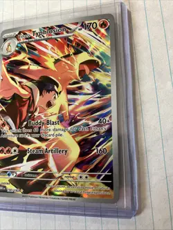 Ethan's Typhlosion 190/182 Holo Illustration Rare Destined Rivals Pokemon Card - Image 3