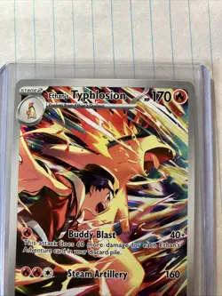 Ethan's Typhlosion 190/182 Holo Illustration Rare Destined Rivals Pokemon Card - Image 4
