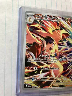 Ethan's Typhlosion 190/182 Holo Illustration Rare Destined Rivals Pokemon Card - Image 5