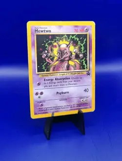 Mewtwo 14 Black Star Movie Promo Stamped Non Holo WOTC TCG 1999 Pokemon Card - Image 2