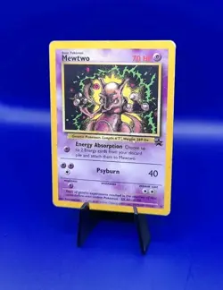 Mewtwo 14 Black Star Movie Promo Stamped Non Holo WOTC TCG 1999 Pokemon Card - Image 3