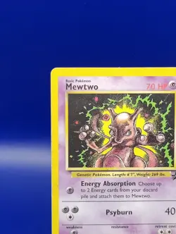 Mewtwo 14 Black Star Movie Promo Stamped Non Holo WOTC TCG 1999 Pokemon Card - Image 4