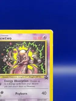 Mewtwo 14 Black Star Movie Promo Stamped Non Holo WOTC TCG 1999 Pokemon Card - Image 5