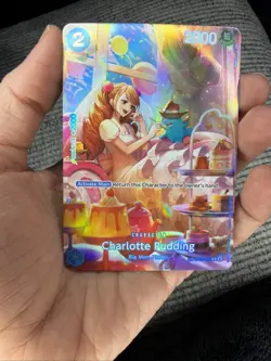 One Piece English Charolette Pudding ST12-012 Card Mint - Image 3