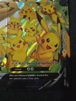 Pikachu V-Union [Set of 4] SWSH: Sword & Shield Promo Cards Holo - Image 4