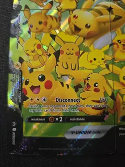Pikachu V-Union [Set of 4] SWSH: Sword & Shield Promo Cards Holo - Image 5