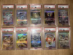 PSA 10 NEAR sequential Terastal Festival SAR Eevees 10 Card Set Umbreon - Image 1