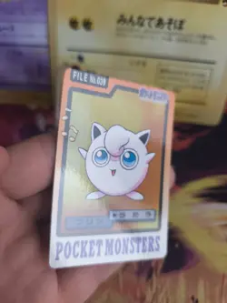 Pokemon Karte Card japanese carddass Pocket monsters 1997 Jigglypuff Pummeluff N - Image 4