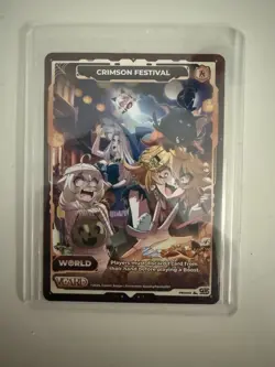 Gamersupps Vcard Crimson Festival - Power 9 Halloween Promo Card - Image 1