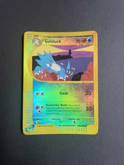 GOLDUCK 50b/147 Reverse Holo pokemon card WOTC AQUAPOLIS SET 2002 LP - Image 1