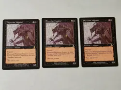 Phyrexian Negator x3 - Urza's Destiny - Good Condition See PHOTOS - Image 1