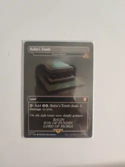 MTG Balin's Tomb NM Unplayed - Ancient Tomb Commander: LotR - Image 1