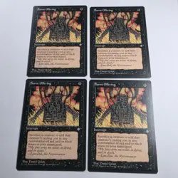 Mtg Burnt Offering x4 - Magic the Gathering Burnt Offering Played - Image 1
