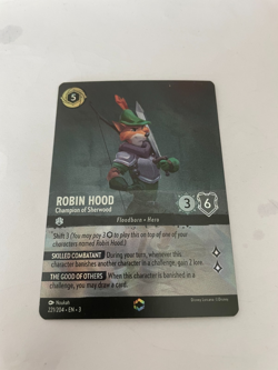 1x Robin Hood - Champion of Sherwood - 221/204 - Enchanted - Holofoil NM-Mint Di - Image 1