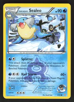 Team Aqua's Sealeo 4/34 Pokemon TCG Double Crisis LP - Image 1