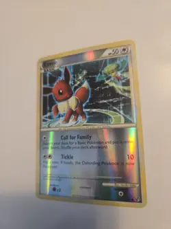 Pokemon TCG Eevee Card 48/90 HGSS Undaunted Reverse Holo Common - Image 2