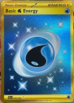 Water Energy Gold Hyper Rare - 279/193 - Paldea Evolved Pokemon 2023 - Image 1