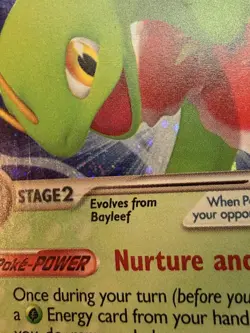 Pokemon - EX Unseen Forces - Meganium EX Ultra Rare - 106/115 - Light Play! - Image 2