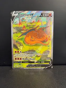 2022 Pokemon Charizard V Holo Black Star Promo SWSH260 LP - Image 1