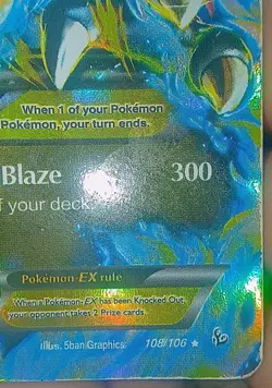 M Charizard EX 108/106 Secret Rare Pokemon XY Flashfire English Mega HP - Image 4