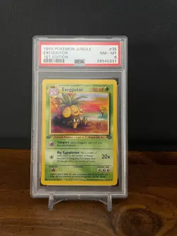1999 Pokemon Jungle Exeggutor 1st Edition Uncommon 35/64 PSA 8!! - Image 1