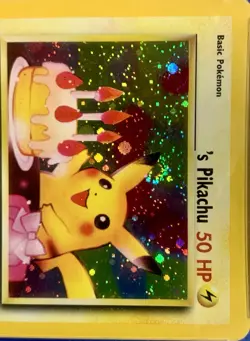 2000 POKEMON PROMO BLACK STAR 24 BIRTHDAY PIKACHU-HOLO PSA 8.5 (Low Pop: 65) 🌀 - Image 3