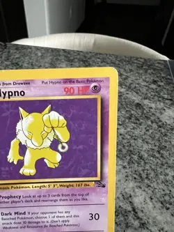 Pokemon TCG Hypno Fossil 23/62 Unlimited Regular Non-Holo Rare - Image 3